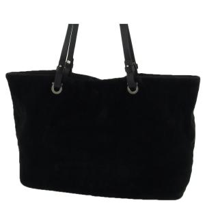 ヴェルサーチェ ハンドバッグ トートバッグ ネイビー キャンバス