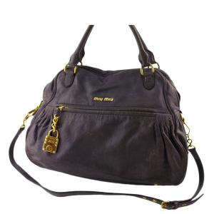 【中古】MIUMIU ミュウミュウ バッグ レディース 5BB114 エンボスロゴ チェーンバッグ ブラック＿s23＿s-0239-r23 miu miu（ミュウミュウ） 【中古】MIUMIU バッグ レディース 5BB114
