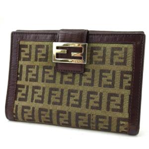 FENDI（フェンディ） ピーカブー レザー コンパクトウォレット 二