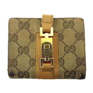 GUCCI（グッチ） 二つ折り財布 ジャッキー GGキャンバス/レザー