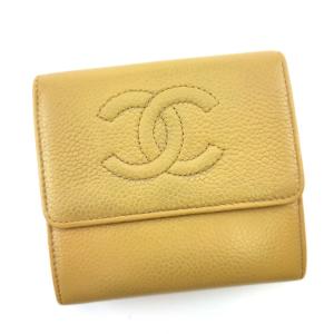 CHANEL（シャネル） 財布 キャビアスキン 二つ折り ミニ財布