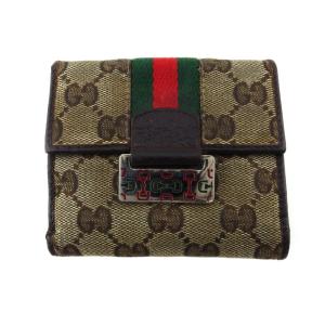 GUCCI（グッチ） 二つ折り財布 05474 ジャッキー シェリーライン GG