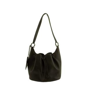 GANCINI フェラガモ ハンドバッグ ガンチーニ ボックスカーフ ブラック