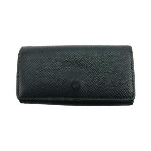 LOUIS VUITTON ルイヴィトン キーケース タイガ ミュルティクレ4 M30522 アルドワーズ レザー ユニセックス シルバー金具 美品【本物保証】 LOUIS VUITTON（ルイ・ヴィトン） キーケース タイガ ミュルティクレ4
