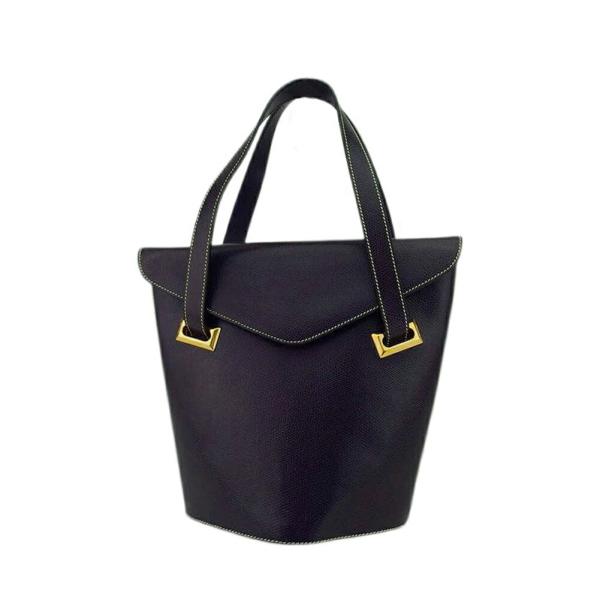 サルヴァトーレフェラガモ Salvatore Ferragamo ハンドバッグ ロゴプレート パープ...
