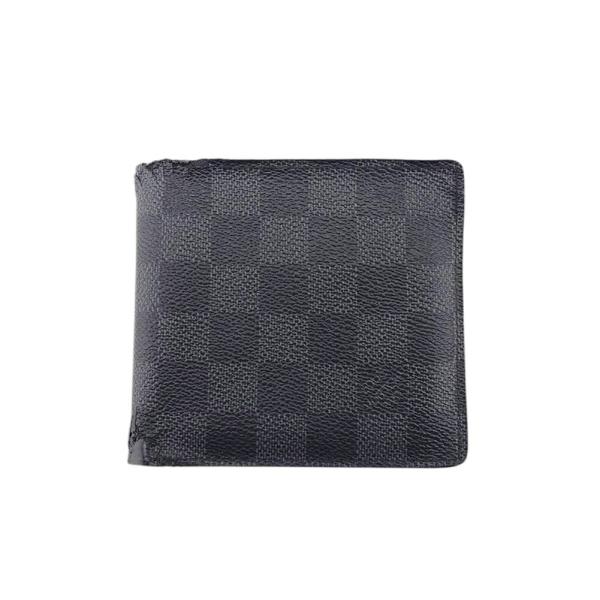 【30%OFFクーポン】ルイ・ヴィトン LOUIS VUITTON 二つ折り財布 ダミエグラフィット...