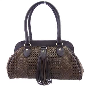 Max Mara（マックスマーラ） 2wayバッグ/牛革/クロコ型押し 14-51