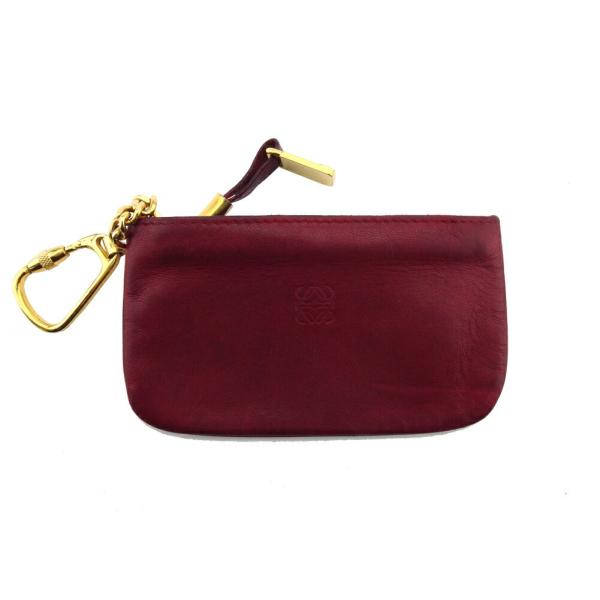 【ウィンターSALE★30%OFFクーポン】ロエベ LOEWE コインケース アナグラム レッド ゴ...