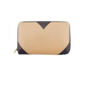 FENDI（フェンディ） 長財布 エフイズ レザー ピンクベージュ