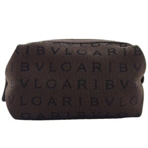 ブルガリ ポーチ 化粧ポーチ レディース メンズ ロゴマニア BVLGARI 中古