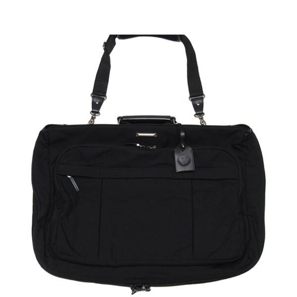 ハンティングワールド HUNTING WORLD ガーメントバッグ ロゴプレート ブラック レディー...