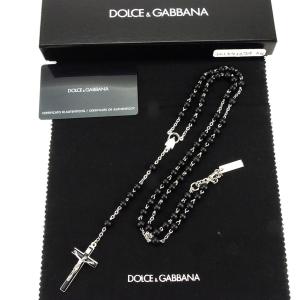 ドルチェ&ガッバーナ DOLCE&GABBANA ネックレス ペンダント アクセサリー レディース メンズ 可 クロス 十字架 ドルガバ ロザリオ 中古 T3847｜branddepot