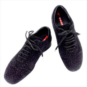 美品 PRADA SPORTS プラダスポーツ レザー スニーカー 4E2193 7 約25cm