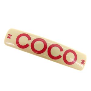 CHANEL（シャネル） ヘアクリップ バレッタ シルバー ホワイト