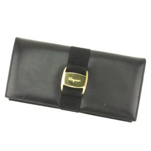 未使用Salvatore Ferragamoレザー長財布　濃茶　リザード　箱付き 未使用Salvatore Ferragamoレザー長財布 濃茶 リザード 箱付き