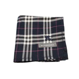 BURBERRY（バーバリー） 未使用 ハンカチ 紺 ネイビー ベージュ