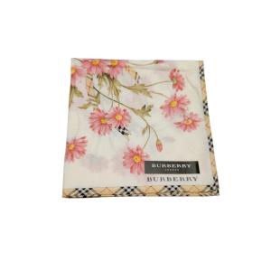 BURBERRY（バーバリー） 未使用 ハンカチ コットン スカーフ 水色