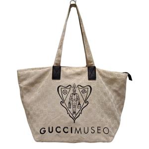 GUCCI（グッチ） 131236 ボディバッグ ベージュ×ブラウン キャンバス