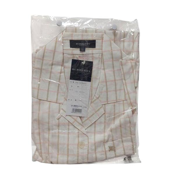 未使用 バーバリー ロンドン パジャマ マーク 西川産業 BURBERRY 半袖　チェック レディー...