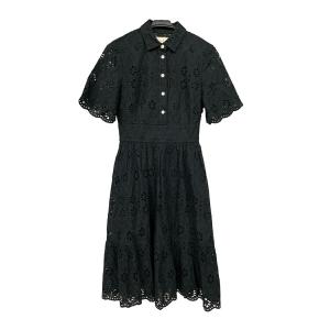 kate spade new york◇長袖ワンピース/XS/ポリエステル/BLK : セカンド