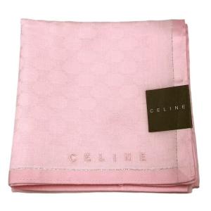CELINE（セリーヌ） 未使用 ハンカチ 花柄 フラワー ピンク マカダム