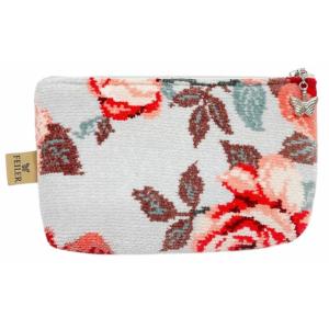 feiler（フェイラー） 財布 長財布 ラウンドファスナー パイル 花柄