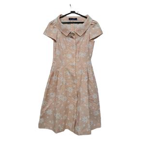 【未使用品】 エムズグレイシー　ワンピース　リボン　ジャガード　チェック　38 M'S GRACY（エムズグレイシー） *未使用タグ付き ワンピース