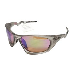 【中古】Oakley スポーツサングラス グレー 形状良好 楽天市場】OAKLEY オークリー サングラス USA スモーク グレー 63□14