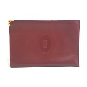 Cartier（カルティエ） マスト セカンドバッグ クラッチバッグ 型押し