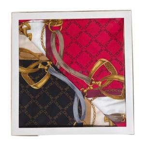 新品FENDI フェンディ　ロゴ入り総柄　ハンカチ　ピンク　ベージュ2枚セット FENDI（フェンディ） 未使用 ハンカチ 大判 スカーフ ズッカ柄 ピンク