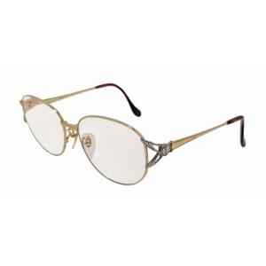 新品同様 イヴサンローラン 眼鏡 メガネフレーム Vintage 14KGF YSL レディース ゴールド×シルバー 【中古】