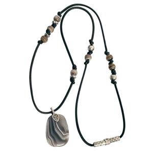 BOTTEGA VENETA（ボッテガ・ヴェネタ） ペンダント SV925 ブラック