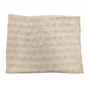 FENDI（フェンディ） マフラー ロゴ ニット ウール ホワイト