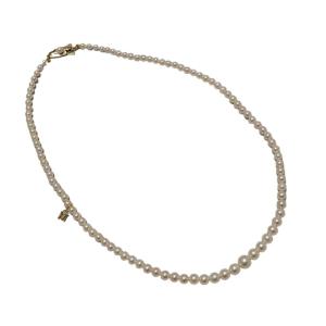 MIKIMOTO（ミキモト） 真珠 ネックレス チョーカー シルバー製 現行