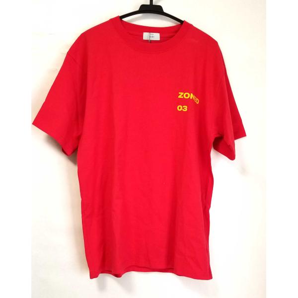 スタジオセブン Tシャツ 赤 レッド XL コットン100％ STUDIO SEVEN ZONED ...