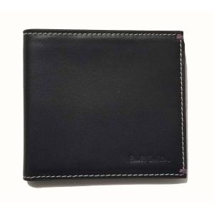ポールスミス　PSC305 シティエンボス　レザー　二つ折り財布 Amazon | ポールスミス シティエンボス 2つ折り財布[PSC305] (ブラック