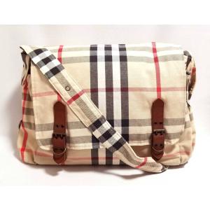BURBERRY（バーバリー） チェック柄 ショルダーバッグ 斜め掛け ロゴ