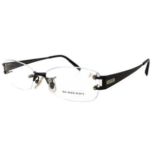 未使用 訳あり 流行のアイテム バーバリー ブラックレーベル メガネ 眼鏡 フレーム メンズ 5021t 縁なし めがね メガネフレーム ロゴ Burberry