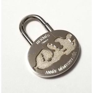 HERMES（エルメス） カデナ チャーム エレファント 象 シルバー メッキ