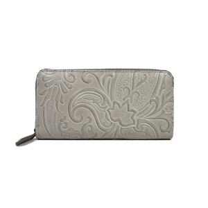 エトロ 注文後の変更キャンセル返品 長財布 ラウンドファスナー 財布 ペイズリー レザー アイボリー レディース Etro 本革 メンズ ホワイト 白