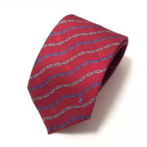 LOUIS VUITTON（ルイ・ヴィトン） 新品同様 ネクタイ 斜めストライプ