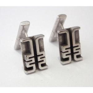 HERMES（エルメス） 美品 カフス SV925 ロゴ キューブ シルバー