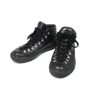 ジバンシィ 靴 レザー スニーカー ハイカット 激安超特価 レザーシューズ ブラック ジバンシー 黒 ４１ ｇｉｖｅｎｃｈｙ メンズ ２５ ５ｃｍ