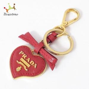 最新 プラダ Prada キーホルダー キーリング レディース レザー ハートモチーフ ロゴ Petalo キーホルダー キーケース Indonesiadevelopmentforum Com