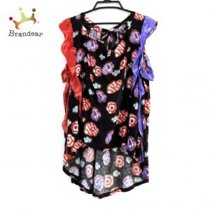 数量限定 ツモリチサト Tsumori Chisato チュニック ワンピース Aライン ひざ丈 フレア袖 総柄 2 マルチカラー 送料無料 Gdpcambodia Org