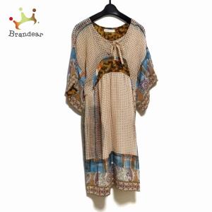 数量限定 ツモリチサト Tsumori Chisato チュニック ワンピース Aライン ひざ丈 フレア袖 総柄 2 マルチカラー 送料無料 Gdpcambodia Org