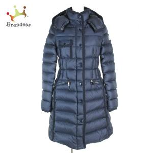 モンクレール ダウンコート サイズ0 XS レディース 美品 HERMINE(エルミンヌ) ダークネイビー 新着 20211126