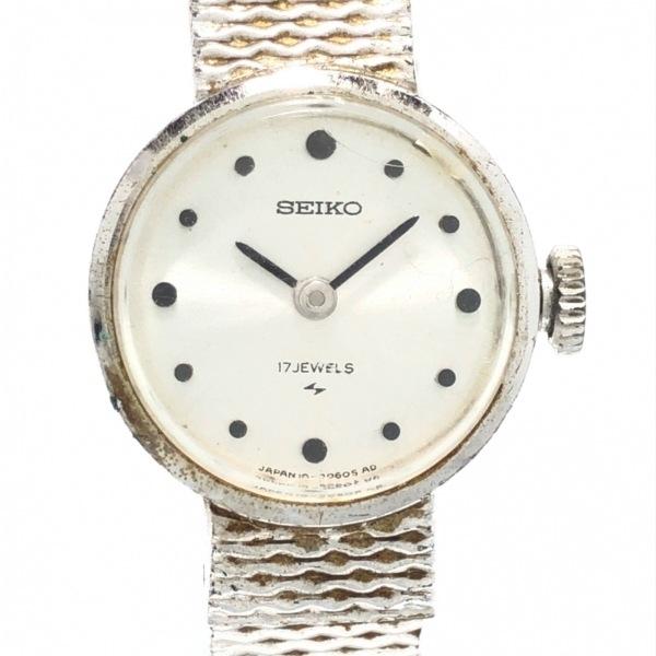 セイコー SEIKO 腕時計 17JEWELS 10-0910 レディース シルバー  スペシャル特...