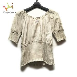 伊太利屋 15 XL 長袖 レース シースルー カットソー プルオーバー