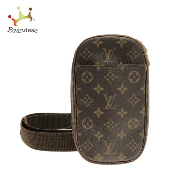 ルイヴィトン LOUIS VUITTON ワンショルダーバッグ モノグラム ポシェット・ガンジュ M...